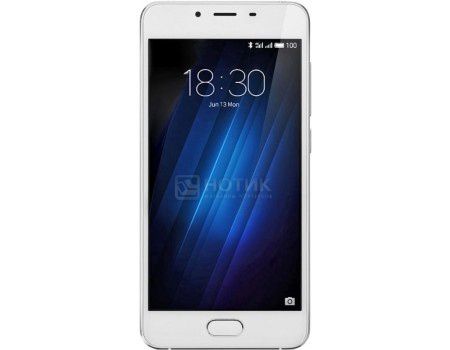 Смартфон Meizu U10 32Gb Silver (Android 6.0 (Marshmallow)/MT6750 1500MHz/5.0" (1280x720)/3072Mb/32Gb/4G LTE 3G (EDGE, HSDPA, HSPA+)) [U680H-32-S]