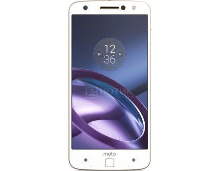 Смартфон Moto Z 32Gb White (Android 6.0 (Marshmallow)/MSM8996 2150MHz/5.5" (2560х1440)/3072Mb/32Gb/4G LTE 3G (EDGE, HSDPA, HSPA+)) [SM4389AD1U1]
