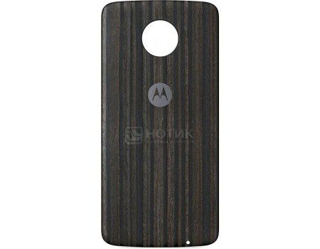 Чехол-накладка Moto для Moto Z/ Z Play Style Shell Moto Mod Charcoal Ash Wood ASMCAPCHAHEU, Пластик, Темно-серый