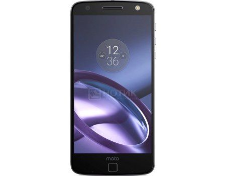 Смартфон Moto Z 32Gb Black (Android 6.0 (Marshmallow)/MSM8996 2150MHz/5.5" (2560х1440)/3072Mb/32Gb/4G LTE 3G (EDGE, HSDPA, HSPA+)) [SM4389AE7U1]