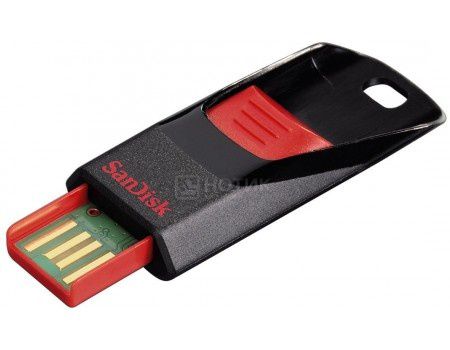 Флешка Sandisk 64Gb Cruzer Edge SDCZ51-064G-B35 USB2.0, Черный/Красный