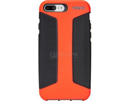Чехол-накладка Thule Atmos X3 для iPhone 7 Plus TAIE-3127 FIERY CORAL/DARK SHADOW, Поликарбонат, Черный/Красный