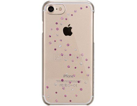Чехол-накладка Bling My Thing, Milky Way Rose Sparkles для iPhone 7 с кристаллами Swarovski, ip7-mw-cl-pkm, Поликарбонат, Прозрачный