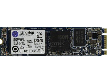 Внутренний SSD-накопитель Kingston SSDNow G2 240Gb M.2, SATA-III MLC, Черный SM2280S3G2/240G