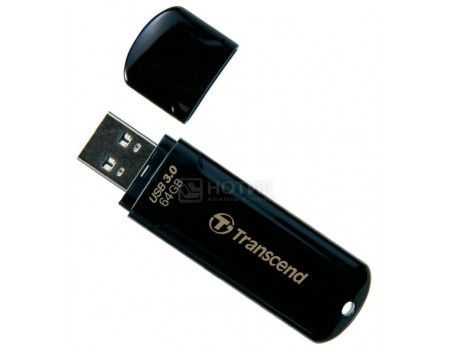 Флешка Transcend 64Gb JetFlash 700 TS64GJF700, USB 3.0 Черный