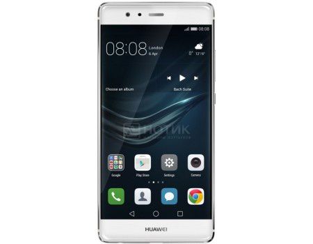 Смартфон Huawei P9 Dual Sim Silver 32Gb (Android 6.0 (Marshmallow)/Kirin 955 2500MHz/5.2" (1920x1080)/3072Mb/32Gb/4G LTE 3G (EDGE, HSDPA, HSPA+)) [EVA-L19]