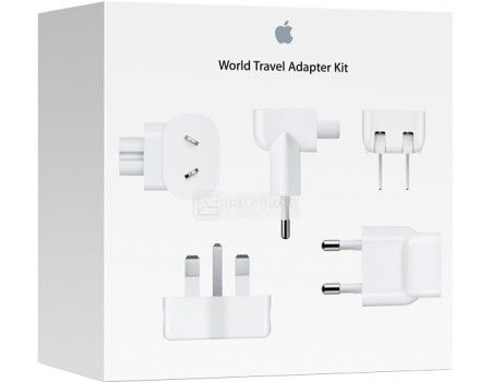 Сетевое зарядное устройство Apple World Travel Adapter Kit, Белый MD837ZM/A