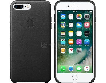 Чехол-накладка Apple Leather Case Black для iPhone 7 Plus MMYJ2ZM/A, Кожа, Черный