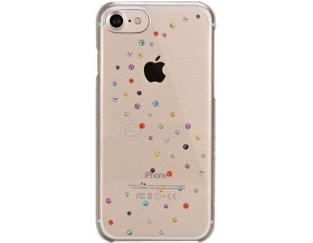 Чехол-накладка Bling My Thing, Milky Way Cotton Candy для iPhone 7 с кристаллами Swarovski, ip7-mw-cl-ccd, Поликарбонат, Прозрачный