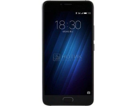 Смартфон Meizu U10 16Gb Black (Android 6.0 (Marshmallow)/MT6750 1500MHz/5.0" (1280x720)/2048Mb/16Gb/4G LTE 3G (EDGE, HSDPA, HSPA+)) [U680H-16-B]