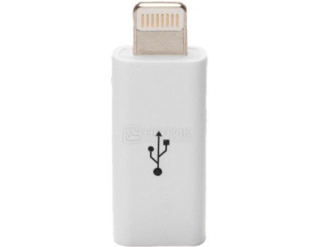 Переходник IQFuture для  iPhone/iPad/iPod Apple IQ-DC02-OEM Lightning port to microUSB Белый