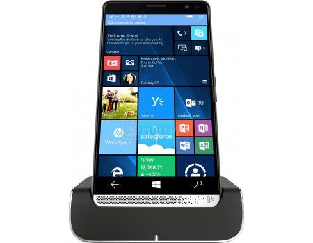 Смартфон HP Elite x3 Y1M46EA Desk Dock (Windows Mobile 10/MSM8996 2150MHz/5.9" (2560х1440)/4096Mb/64Gb/4G LTE 3G (EDGE, HSDPA, HSPA+)) [Y1M46EA]
