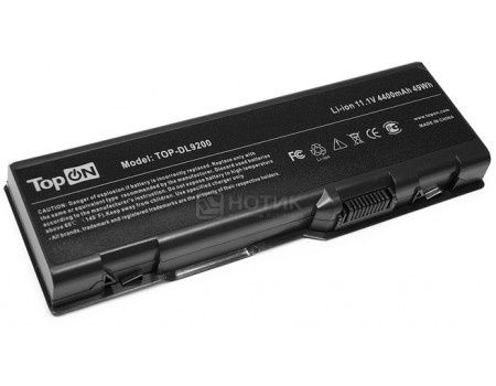 Аккумулятор TopON TOP-DL9200 для DELL Inspiron 6000 9400 XPS Gen 2 XPS M1710 Precision M90 Series аккумулятор для 11.1V 4400mAh
