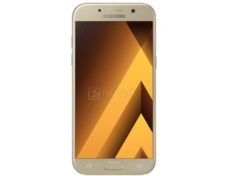 Смартфон Samsung Galaxy A5 2017 SM-A520F Gold (Android 6.0 (Marshmallow)/7880 1900MHz/5.2" (1920x1080)/3072Mb/32Gb/4G LTE 3G (EDGE, HSDPA, HSPA+)) [SM-A520FZDDSER]