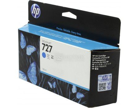Картридж струйный HP 727 B3P19A для HP DJ T920/T1500 Голубой B3P19A