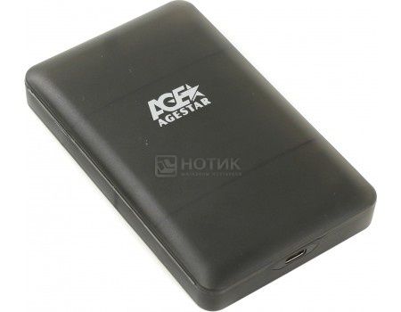 Внешний бокс для 2.5” HDD/SSD AgeStar 31UBCP3C Black USB 3.1/USB Type C, 31UBCP3C Черный