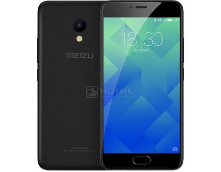 Смартфон Meizu M5 16Gb Black (Android 6.0 (Marshmallow)/MT6750 1500MHz/5.2" (1280x720)/2048Mb/16Gb/4G LTE 3G (EDGE, HSDPA, HSPA+)) [MZU-M611H-16-BK]