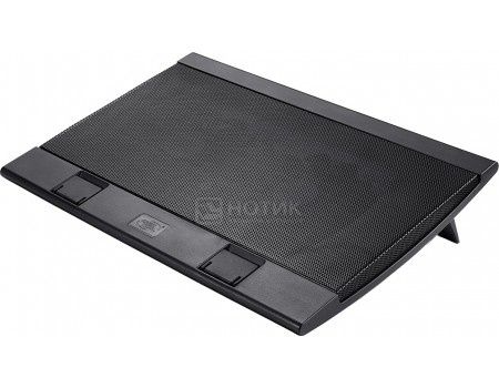 Подставка для ноутбука 17” DeepCool WIND PAL FS BLACK, 2xUSB 2.0, 2xВентилятора, Черный