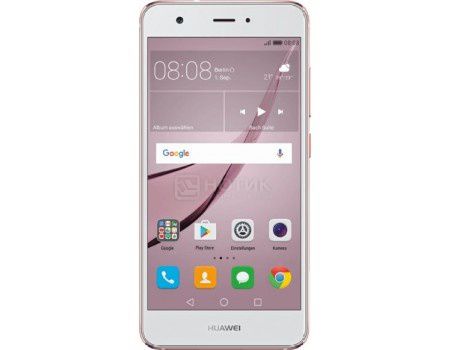 Смартфон Huawei Nova 32Gb Rose Gold (Android 6.0 (Marshmallow)/MSM8953 2000MHz/5.0" (1920x1080)/3072Mb/32Gb/4G LTE 3G (EDGE, HSDPA, HSPA+)) [51091AKX]