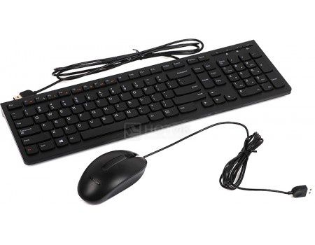 Комплект проводной клавиатура+мышь Lenovo 300 USB Combo, Черный GX30M39635