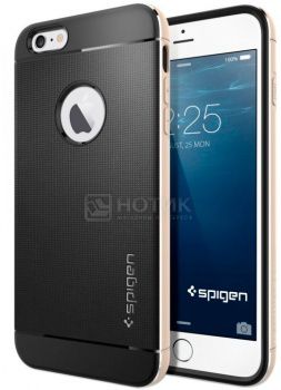 Чехол-накладка Spigen SGP для iPhone 6 Plus Neo Hybrid Gold SGP11071 Полиуретан, Золотистый