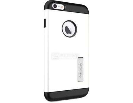 Чехол-накладка Spigen SGP для iPhone 6/6s Plus Slim Armor Case SGP10903, Полиуретан/Поликарбонат, Shimmery White, Белый