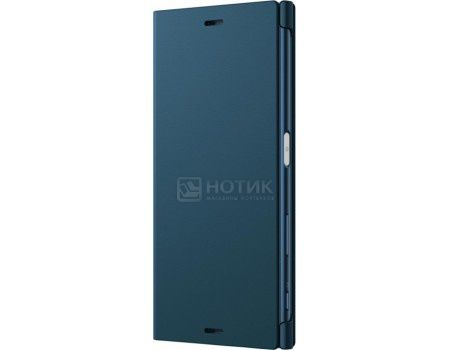Чехол-подставка Sony Flip Cover для Xperia XZ, Поликарбонат, Синий SCSF10 Blue