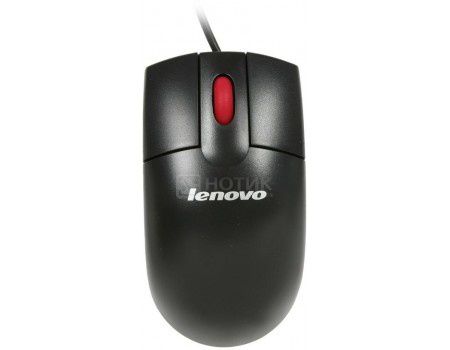 Мышь проводная Lenovo 300 USB Mouse, 1000dpi, Черный, GX30M39704