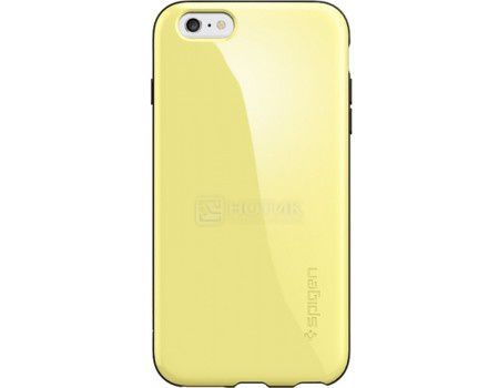 Чехол-накладка Spigen SGP для iPhone 6/6s Plus Capella Case SGP11086, Полиуретан/Поликарбонат, Lemon Yellow, Желтый