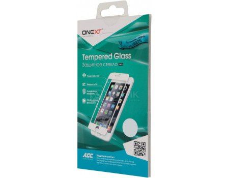 Защитное стекло ONEXT для Apple iPhone 6/6S Plus с рамкой, Белый 40936