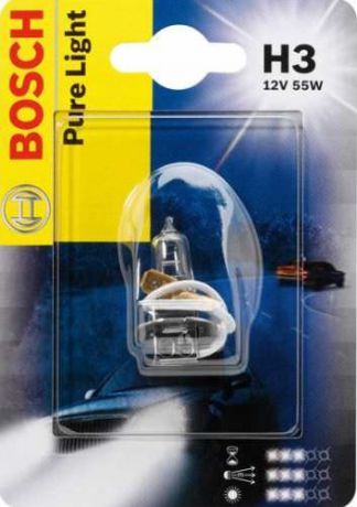 Галогеновая лампа Bosch H3 STANDARD 12V SB