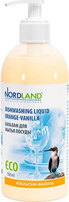 Бальзам для мытья посуды NORDLAND Апельсин-ваниль