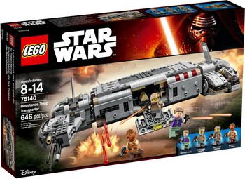 Конструктор Lego Star Wars Военный транспорт Сопротивления 75140