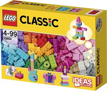 Конструктор Lego CLASSIC Дополнение к набору для творчества  пастельные цвета  10694