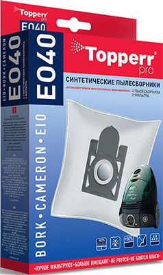 Набор пылесборников Topperr EO 40 1411