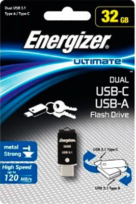 Флеш-накопитель Energizer 32 GB Ultimate Dual USB-A/microUSB (USB 3.1) OTG
