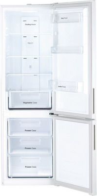Двухкамерный холодильник Daewoo Electronics RNV 3310 GCHW белое стекло