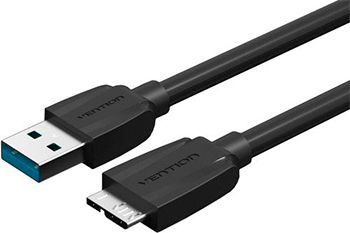 Кабель Vention USB 3.0 AM/micro B - 1м  Black Edition