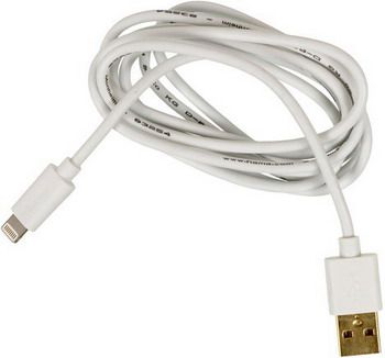 Кабель Hama GoldMFi Lightning MFi-USB белый 1.5м (00102099)