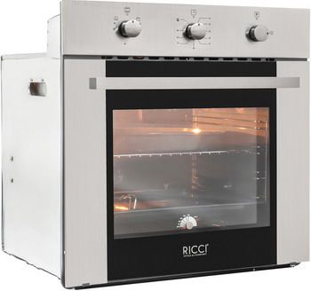 Встраиваемый газовый духовой шкаф Ricci RGO 640 IX