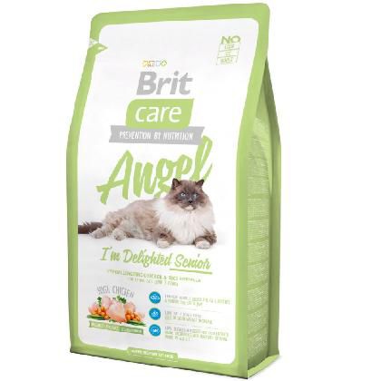 Сухой корм Brit Care Cat Angel Delighted Senior для пожилых кошек 7кг