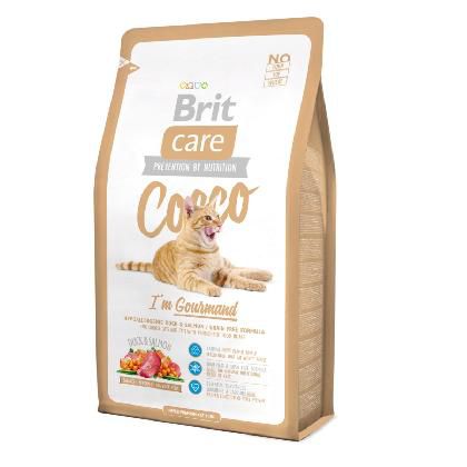 Сухой корм Brit Care Cat Cocco Gourmand беззерновой для кошек-гурманов 7кг