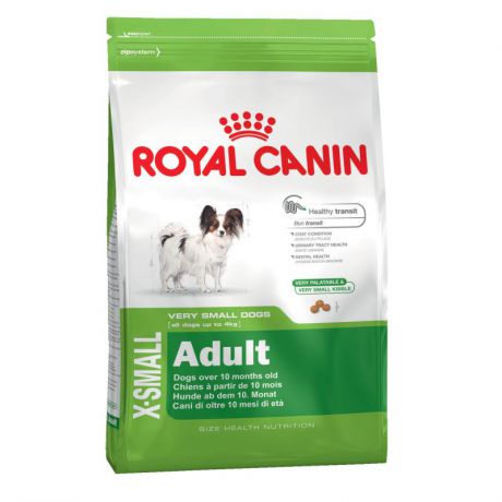 Сухой корм Royal Canin X-Small adult для собак миниатюрных пород, 3 кг