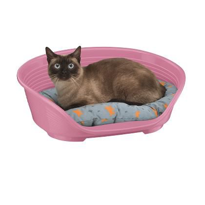 Лежак Ferplast "Siesta deluxe 4"  розовая для кошек (61.5*45*21.5)