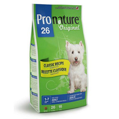 Сухой корм Pronature 26 для собак мелких и средних пород, с цыпленком (350г) (1003)