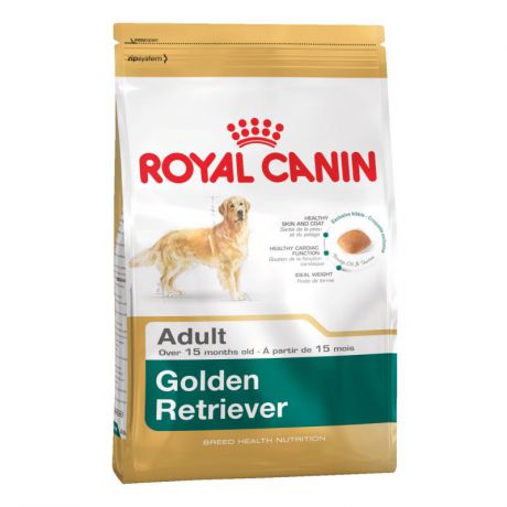 Сухой корм Royal Canin Golden Retriver для собак ретриверов от 15 мес, 12кг