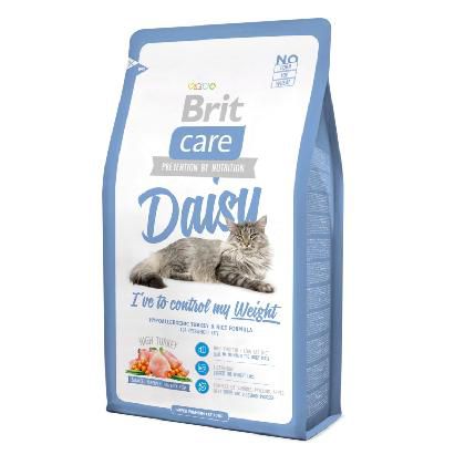 Сухой корм Brit Care Cat Daisy для кошек, склонных к излишнему весу 7кг