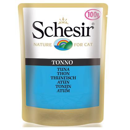 Влажный корм Schesir для кошек тунец (100 гр)
