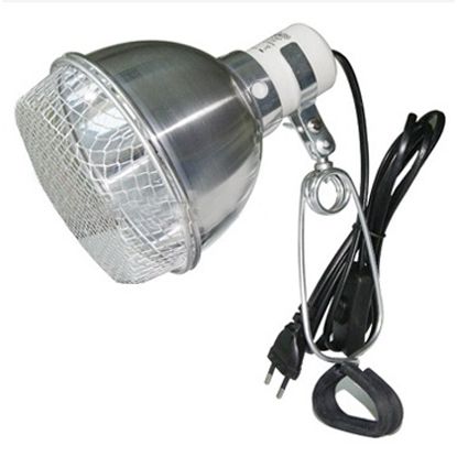 Светильник Repti Zoo металлический с защитной сеткой 150Вт (RL02)