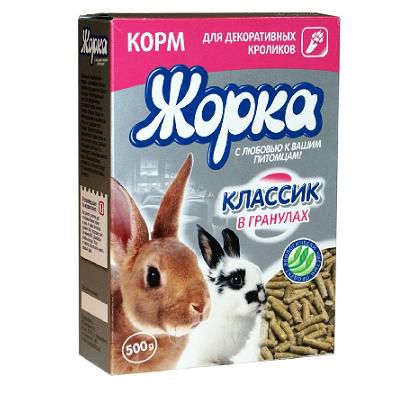 Корм Жорка HQF для декоративных кроликов гранулы, 500 г.